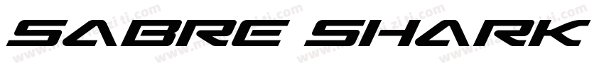 Sabre Shark Title字体转换